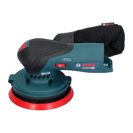 Bosch GEX 12V-125 Professional cordless random orbital sander 12 V 125 mm brushless + 2x rechargeable battery 3.0 Ah + charger + Toolbrothers TURTLE sanding set + L-Boxx