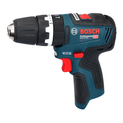 Bosch GSB 12V-35 Professional taladro percutor a batería 12 V 35 Nm sin escobillas + juego de puntas 32 piezas + L-Boxx - sin batería, sin cargador
