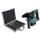 Makita DHR 242 Z Cordless hammer drill 18 V 2.0 J SDS plus Brushless + 13-piece drill and chisel set - without battery, without charger
