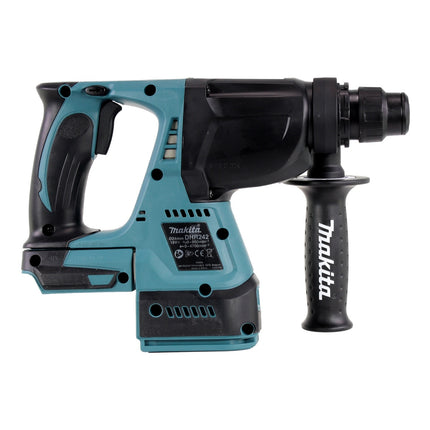 Makita DHR 242 Z Cordless hammer drill 18 V 2.0 J SDS plus Brushless + 13-piece drill and chisel set - without battery, without charger