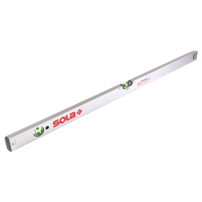 SOLA AV 100 Aluminium Rohrprofil Wasserwaage 100 cm zwei Libellen Rutsch Stopper horizontales und vertikales Messen - Toolbrothers