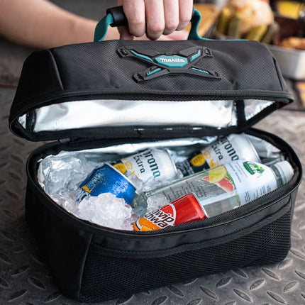 Toolbrothers Lunchpaket mit Makita Isoliertasche + Toolbrothers Fan Edelstahl Brotdose 1340 ml + Edelstahl Trinkflasche 500 ml - Toolbrothers