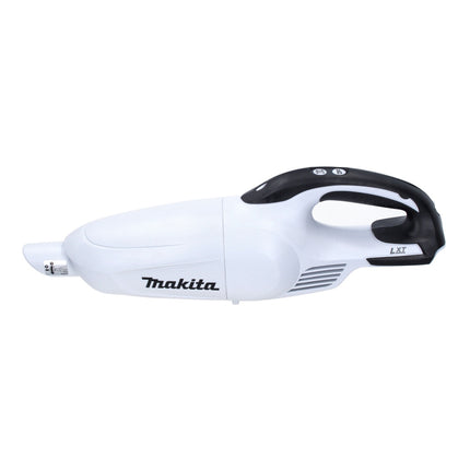 Makita DCL 181 FZW aspirador inalámbrico 18 V blanco + boquilla para suelos de alfombras - sin batería, sin cargador