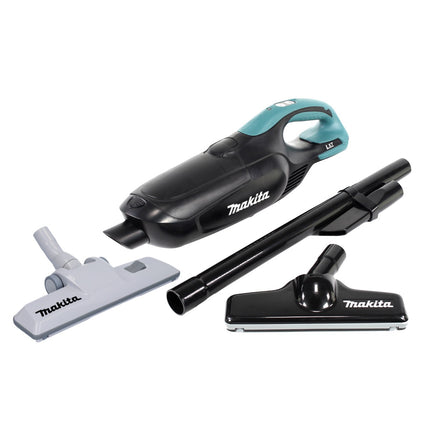 Makita DCL 182 ZB cordless hoover 18 V black + reversible floor nozzle - without battery, without charger