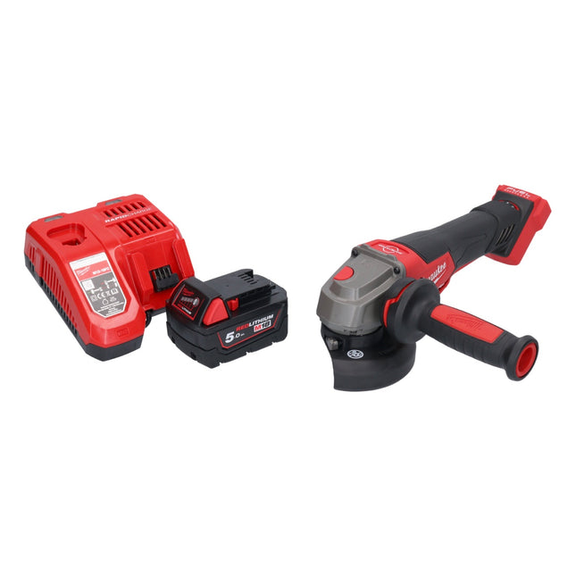 Milwaukee M18 FSAGV115XPDB-501 Cordless Angle Grinder 115mm Brushless 18V + 1x Battery 5.0Ah + Charger