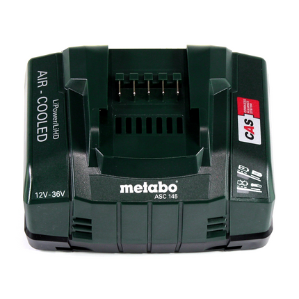 Metabo set básico de batería 18V con 2x batería 5.2Ah + cargador ASC 145 ( 685051380 )
