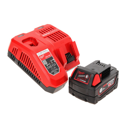 Llave de impacto a batería Milwaukee M18 FIW2F12-601X 18 V 339 Nm 1/2" sin escobillas + 1x batería 6,0 Ah + cargador + caja HD
