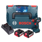 Bosch GDX 18V-200 Avvitatore a impulsi professionale a batteria 18 V 200 Nm brushless + 2x batteria ricaricabile 5,0 Ah + caricabatterie + L-BOXX