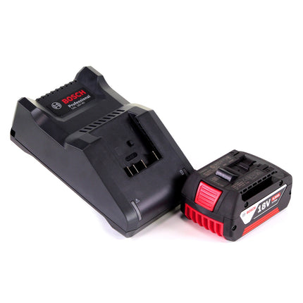 Akumulatorowa szlifierka kątowa Bosch GWS 18V-10 Professional 18 V 125 mm bezszczotkowa + 1x akumulator 4,0 Ah + ładowarka + L-Boxx