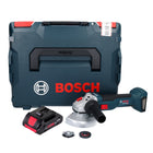 Bosch GWS 18V-10 Professional cordless angle grinder 18 V 125 mm brushless + 1x ProCORE rechargeable battery 4.0 Ah + L-Boxx - without charger