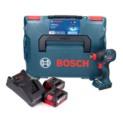 Bosch GDX 18V-210 C Professional cordless impact wrench 18 V 210 Nm brushless + 2x rechargeable battery 5.0 Ah + charger + connectivity module + L-Boxx
