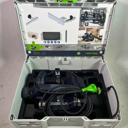 Festool EHL 65 EQ Plus Einhandhobel 720 W 65 mm Hobelbreite systainer Leicht Gebraucht 2 - toolbrothers