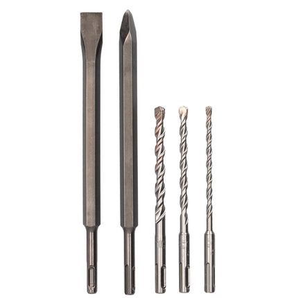 Metabo BH 18 LTX BL 16 Akku Bohrhammer 18 V 1,3 J SDS plus Brushless + 5 tlg. Bohrer und Meißel Set + metaBOX - ohne Akku, ohne Ladegerät