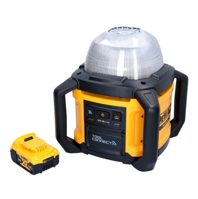 DeWalt DCL 074 Rechargeable construction site spotlight Spotlight 18 V 5000 lm 4000 Kelvin + 1x rechargeable battery 5.0 Ah - without charger