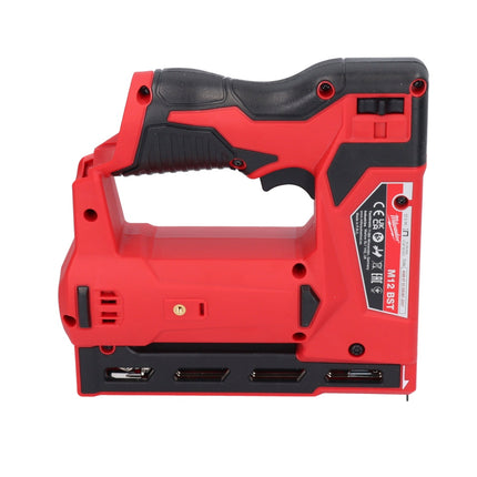 Milwaukee M12 BST-0 Akku Tacker 12 V 6 - 14 mm ( 49334596349 ) Solo - ohne Akku, ohne Ladegerät