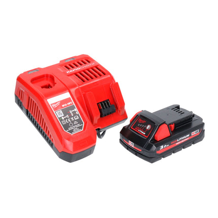 Milwaukee M18 FTR-301X cordless router 18 V brushless + 1x battery 3.0 Ah + charger + router modules + HD box