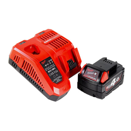 Milwaukee M18 HOAL-401FC Cordless LED Construction Lamp 4000lm 18V + 1x Battery 4.0Ah + Charger