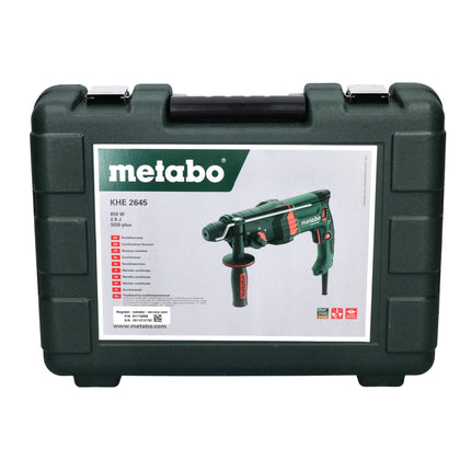 Metabo KHE 2645 Kombihammer 850 W 2,9 J SDS plus + 5 tlg. Bohrer Set + Koffer - Toolbrothers