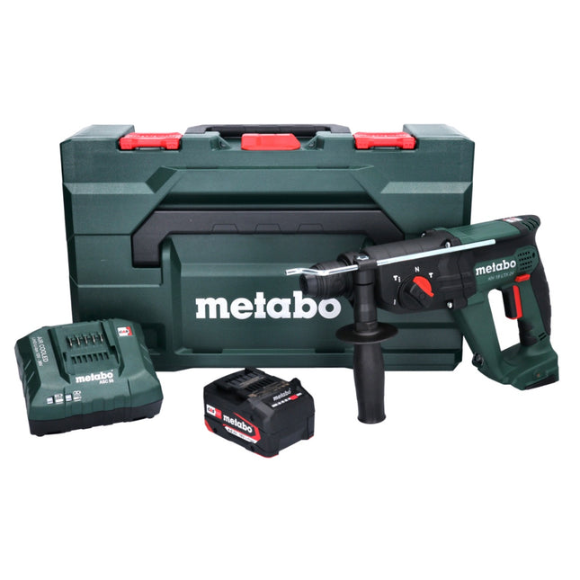 Martillo combinado sin cable Metabo KH 18 LTX 24 18 V 2,1 J SDS plus + 1x batería recargable 4,0 Ah + cargador + metaBOX