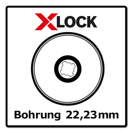 Bosch X-LOCK Set of Cutting Discs Diamond Metal + Carbide Multi Wheel 125 x 22,23mm (061599761M)