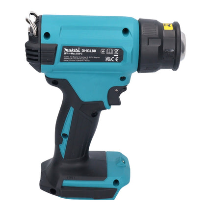 Makita DHG 180 RF Akku Heißluftgebläse 18 V 550 °C + 2x Akku 3,0 Ah + Ladegerät - Toolbrothers