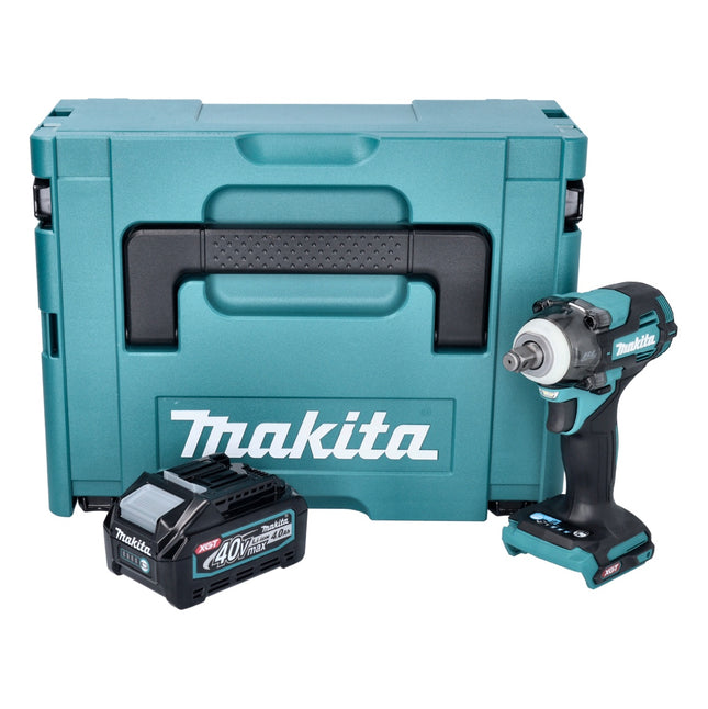 Makita TW 004 GM101 Cordless impact wrench 40 V max. 1/2" 350 Nm XGT Brushless + 1x battery 4,0 Ah + Makpac- without charger