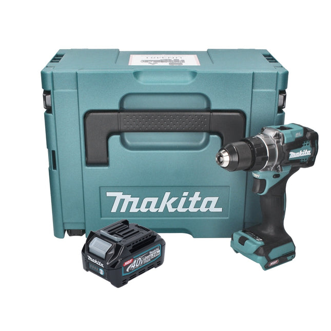 Taladro atornillador inalámbrico Makita DF 001 GA101 40 V máx. 140 Nm XGT Brushless + 1x batería 2,0 Ah + Makpac - sin cargador