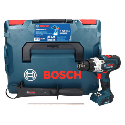 Bosch GSB 18V-150 C Taladradora de percusión profesional con acumulador 18 V 150 Nm ( 06019J5102 ) Biturbo sin escobillas + L-Boxx - sin acumulador, sin cargador