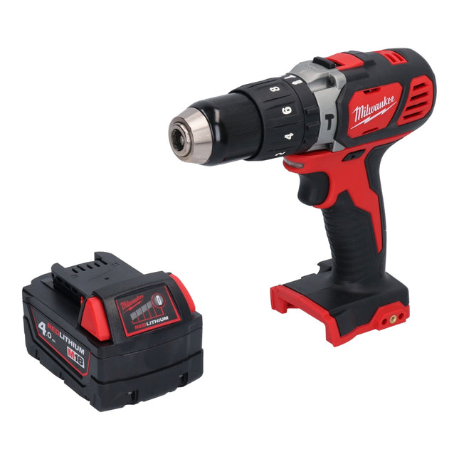 Taladro percutor inalámbrico Milwaukee M18 BPD-401 18 V 60 Nm + 1x batería 4,0 Ah - sin cargador