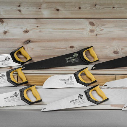 FORTE Tools Fuchsschwanz 40 cm 7 TPI Premium Säge, klassische Handsäge mit ergonomischem Gummigriff, Säge für Holz, Kunststoff, etc., mit durchgehender Verzahnung Made in Sweden ( 000051083443 ) - Toolbrothers