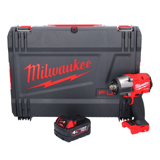 Milwaukee M18 FMTIW2F12-401X Llave de impacto sin cable 18 V 745 Nm 1/2" sin escobillas + 1x batería 4.0 Ah + caja HD - sin cargador