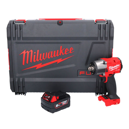 Milwaukee M18 FMTIW2F12-601X Akku Schlagschrauber 18 V 745 Nm 1/2" Brushless + 1x Akku 6,0 Ah + HD Box - ohne Ladegerät
