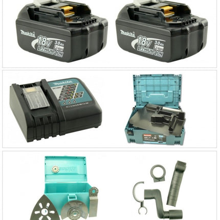 Makita BTM50 RFJX1 18 V Li-ion Akku Multifunktion Werkzeug Set - Toolbrothers