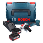 Bosch GWX 18V-10 Amoladora angular profesional sin cable 18 V 125 mm X-LOCK Brushless + 2x acumulador 5,0 Ah + cargador + L-Boxx