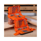 Set di punte per trapano e cacciavite WellCut da 51 pezzi in acciaio HSS, con portapunte magnetico e custodia portatile ( WC-DB51U )