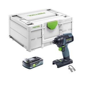 Festool TID 18 Basic-4,0 Akku Schlagschrauber 18 V 180 Nm 1/4" ( 577054 ) + 1x Akku 4,0 Ah + Systainer - ohne Ladegerät