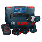 Bosch GDS 18V-1000 Llave de impacto profesional sin cable 18 V 1000 Nm BITURBO Brushless + 2x ProCORE batería recargable 8,0 Ah + cargador + L-Boxx ( 06019J8302 )