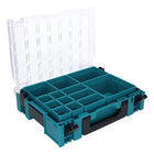 Makita MAKPAC 1 Organizer Mallette pour petites pièces 395 x 295 x 110 mm ( 191X80-2 ) avec 13x inserts de boîte