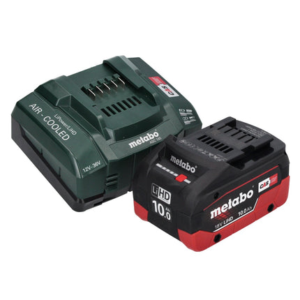 Metabo KH 18 LTX BL 28 Q Akku Bohrhammer 18 V 3 J SDS plus Brushless + 1x Akku 10,0 Ah + Ladegerät + metaBOX