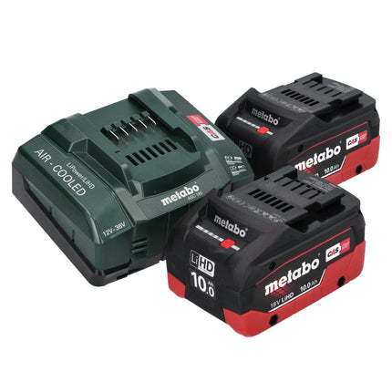 Metabo KH 18 LTX BL 28 Q Marteau perforateur sans fil 18 V 3 J SDS plus Brushless + 2x batterie 10,0 Ah + chargeur + metaBOX