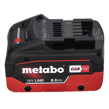 Metabo NP 18 LTX BL 5.0 Pistolet à riveter sans fil 18 V 10 kN brushless + 1x Batterie 8,0 Ah + metaBOX - sans chargeur