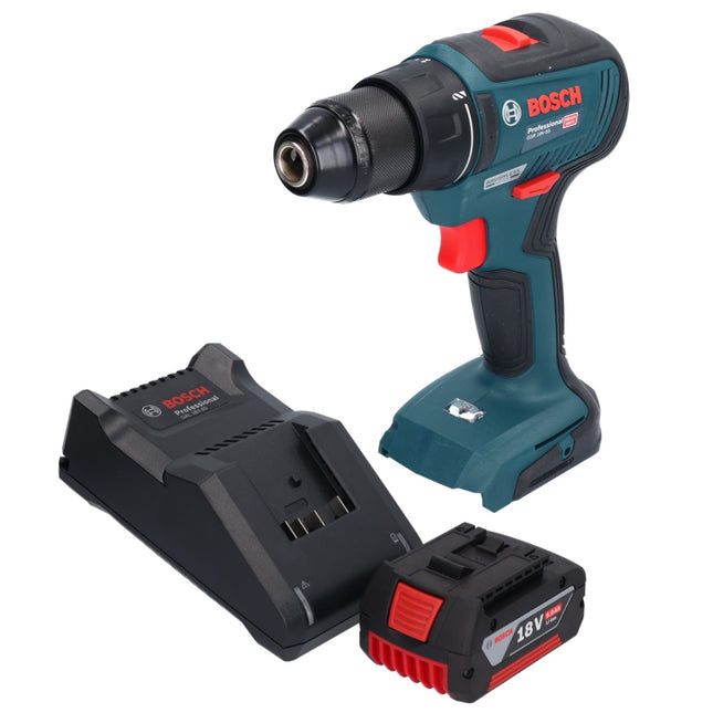 Bosch GSR 18V-55 Taladro atornillador a batería profesional 18 V 55 Nm sin escobillas + 1x acumulador 5,0 Ah + cargador