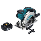 Makita DSS 610 G1 cordless circular saw 18 V 165 mm + 1x battery 6,0 Ah - without charger