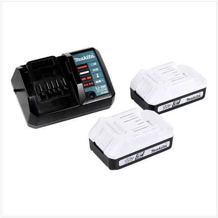 Makita DF 457 DWE Trapano avvitatore a batteria 18V in valigetta + 2x Batterie 1,3 Ah + Caricabatterie