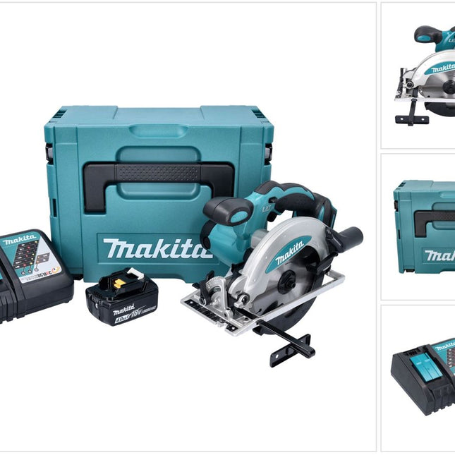 Makita DSS 610 RM1J scie circulaire sans fil 18 V 165 mm + 1x batterie 4,0 Ah + chargeur + makpac