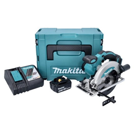 Makita DSS 610 RG1J Cordless Circular Saw 18 V 165 mm + 1x rechargeable battery 6.0 Ah + charger + Makpac