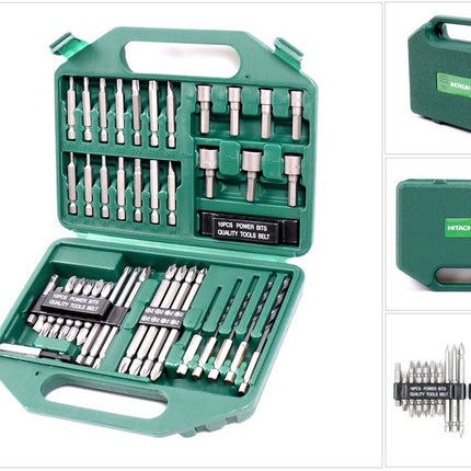 Hitachi DV 18 DSFL 18V Li-Ion Akku- Schlagbohrschrauber Set + Hitachi UB 18 DAL + Hitachi 42 tlg. Bit& Bohrer Set - Toolbrothers