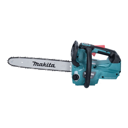 Makita DUC 356 RGB Akku Kettensäge 36 V ( 2x 18 V ) 35 cm Brushless + 2x Akku 6,0 Ah + Ladegerät