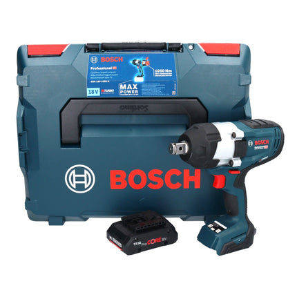 Bosch GDS 18V-1050 H  Akku Drehschlagschrauber 18 V 1050 Nm 3/4" Biturbo Brushless + 1x ProCORE Akku 4,0 Ah + L-Boxx - ohne Ladegerät