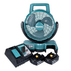 Ventilatore a batteria Makita DCF 203 RG 14,4 V - 18 V + 2x batterie 6,0 Ah + caricatore